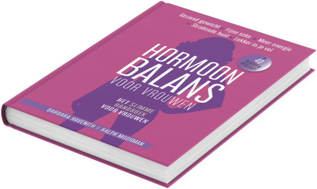 Boek hormoonbalans voor vrouwen liggend