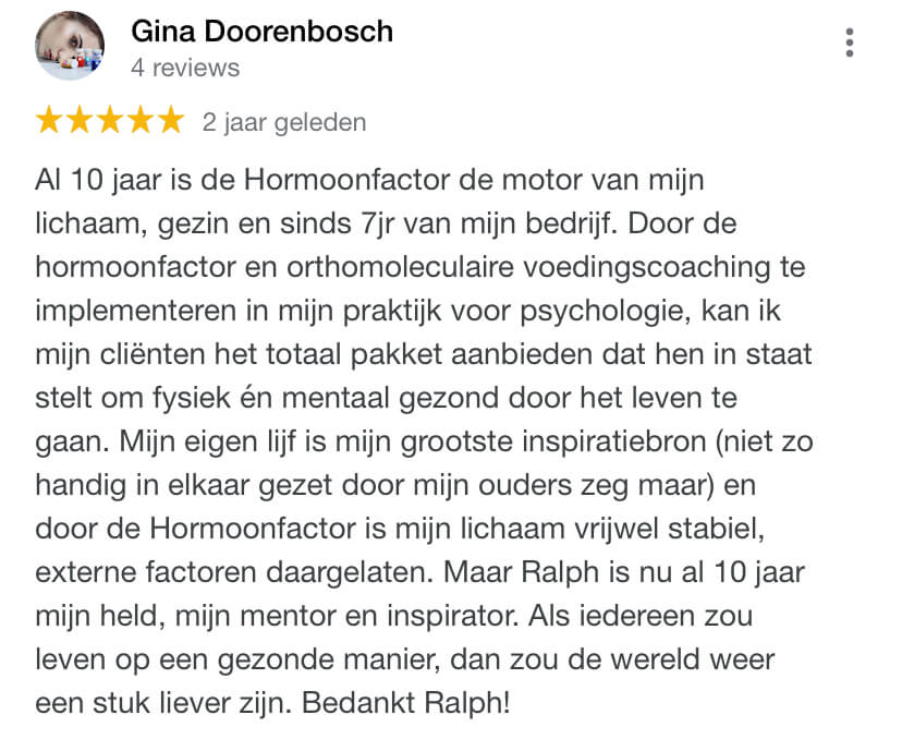 review hormoonfactor kickstart